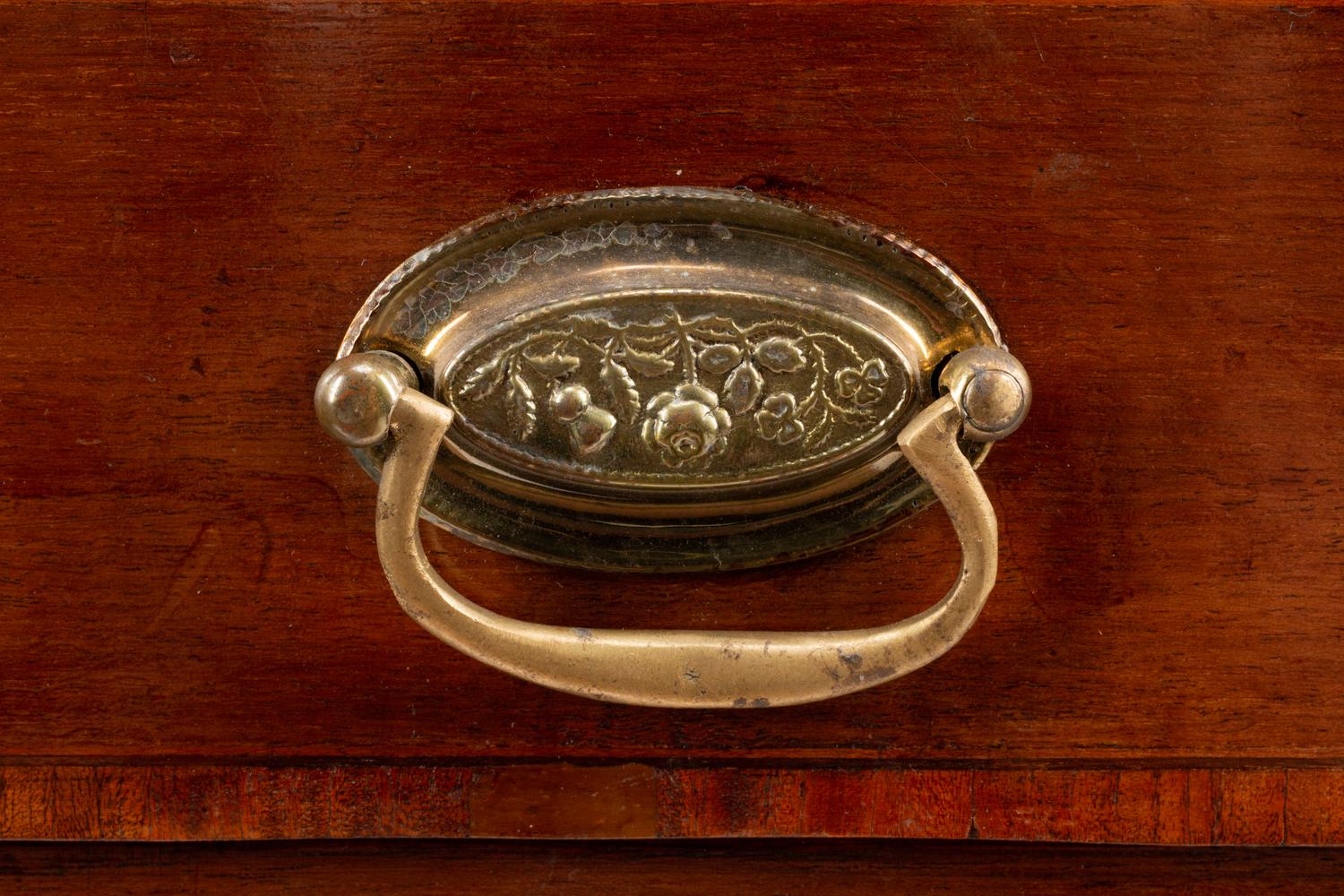 A George III Mahogany Kneehole Desk