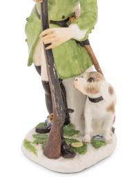 A Meissen Porcelain Figure of a Hunter