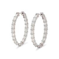 DIAMOND HOOP EARRINGS
