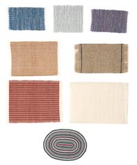 A Collection of Rugs Largest 11 1/8 x 9 inches. — Various Makers