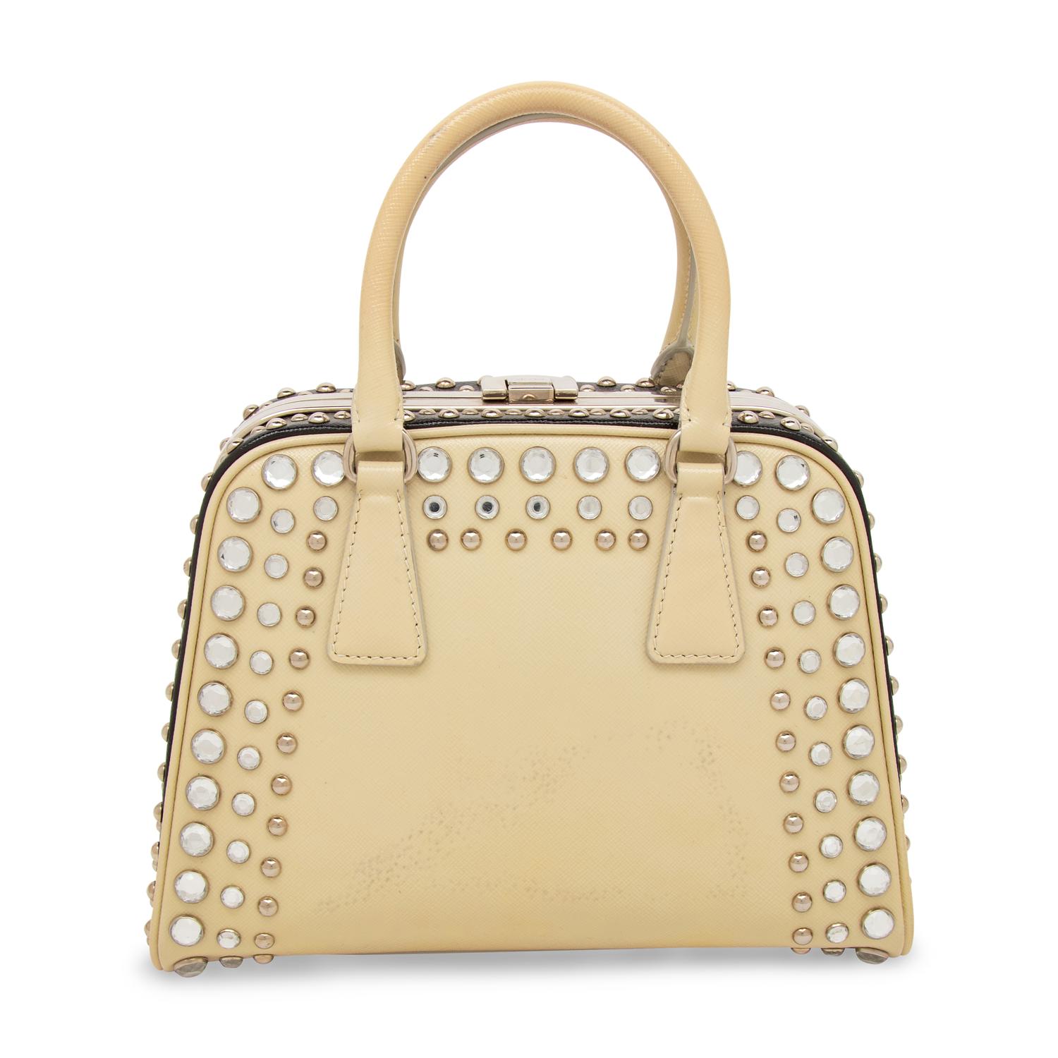 PRADA, CRYSTAL EMBELLISHED HANDBAG