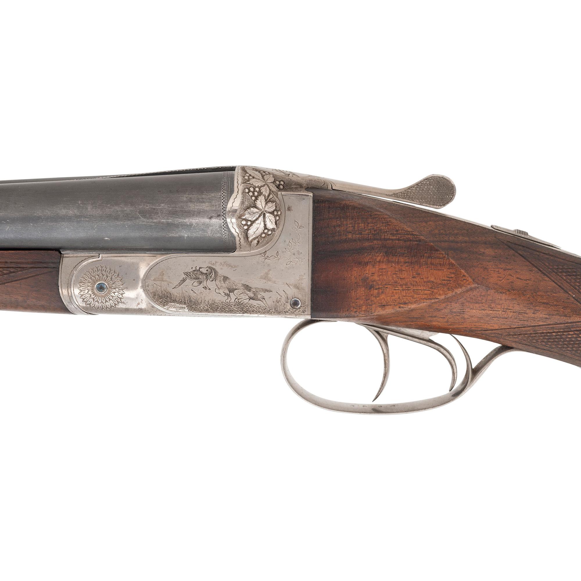 ** French Guild SxS 16ga. Shotgun with Travel Case
