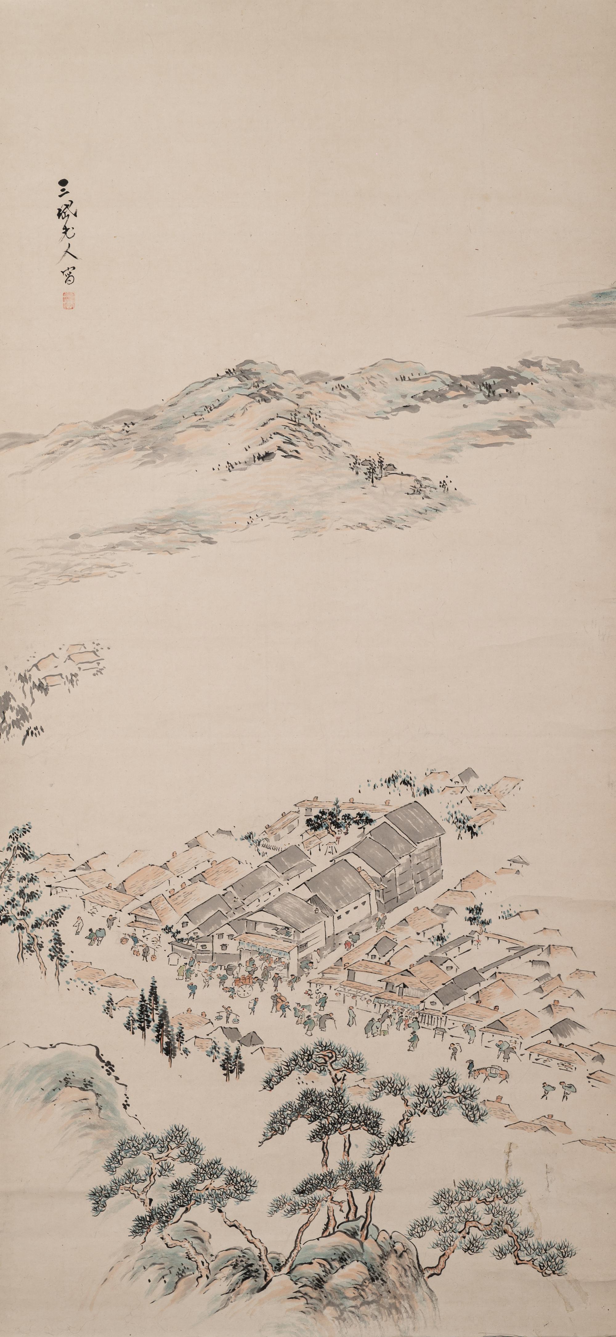 Two Japanese Hanging Scrolls
