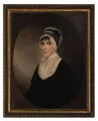 Ezra Ames (1768-1836), A Portrait of a Lady with White Bonnet