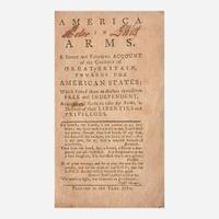 [American Revolution] America in Arms. A Short and Faithful Account of the Conduct of Great Britain Towards the American States; Which forced them to declare themselves Free and Independent...