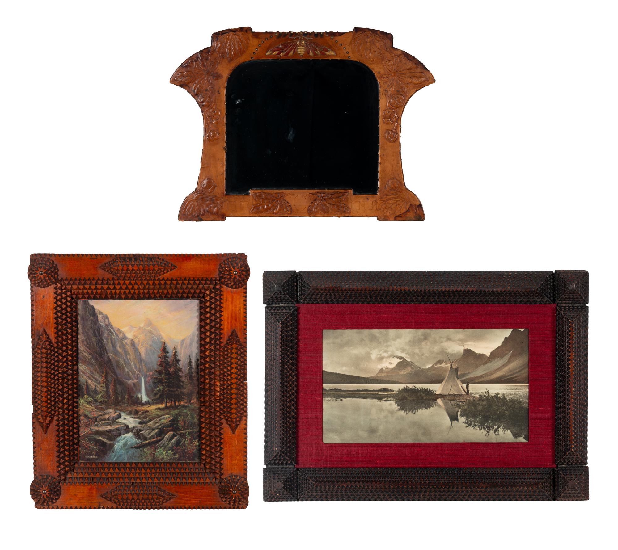 A Group of Tramp Art Frames