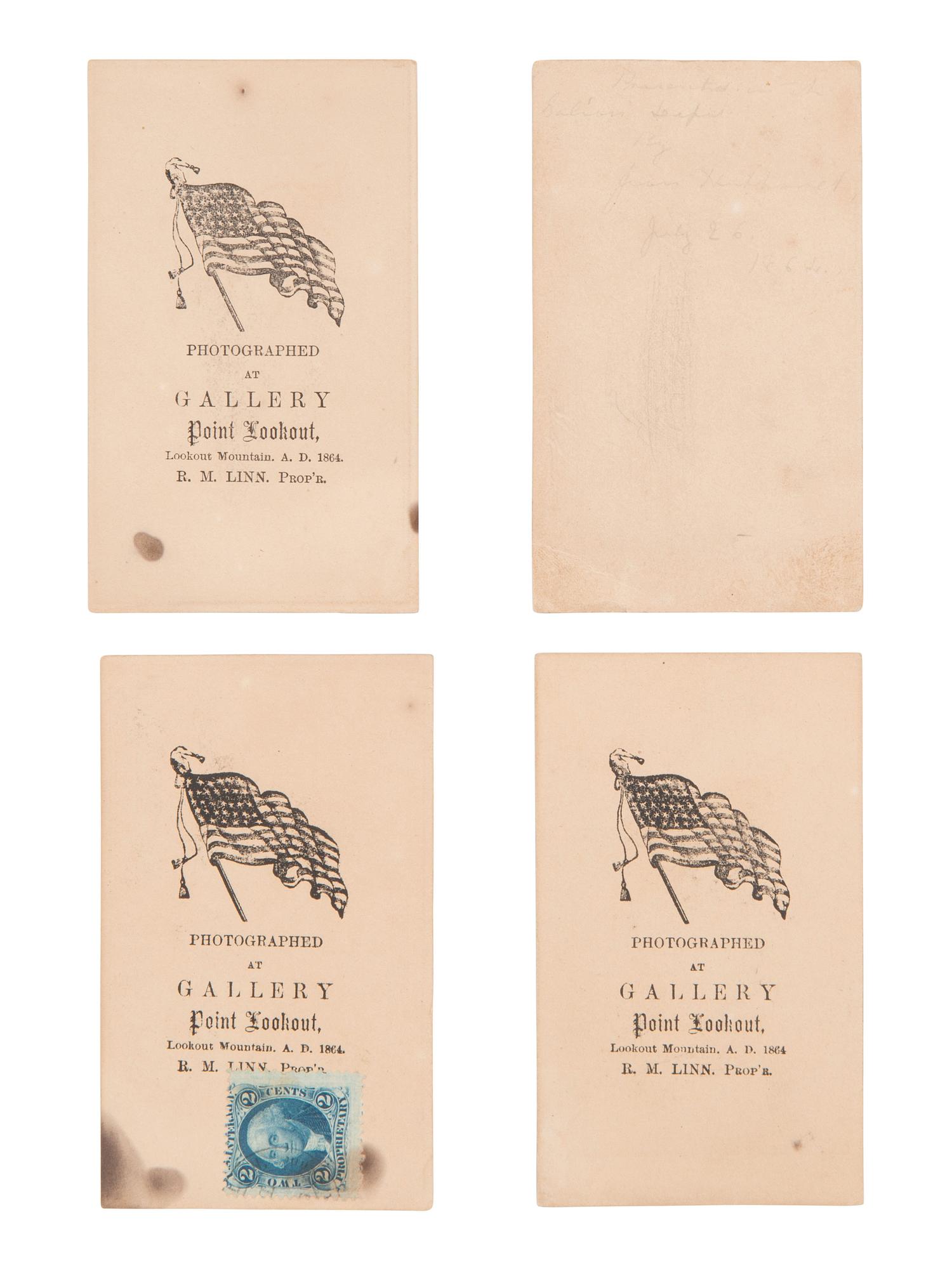 [EARLY PHOTORAPHY]. 20 views of Lookout Mountain in various formats, most by J.B. LINN.
