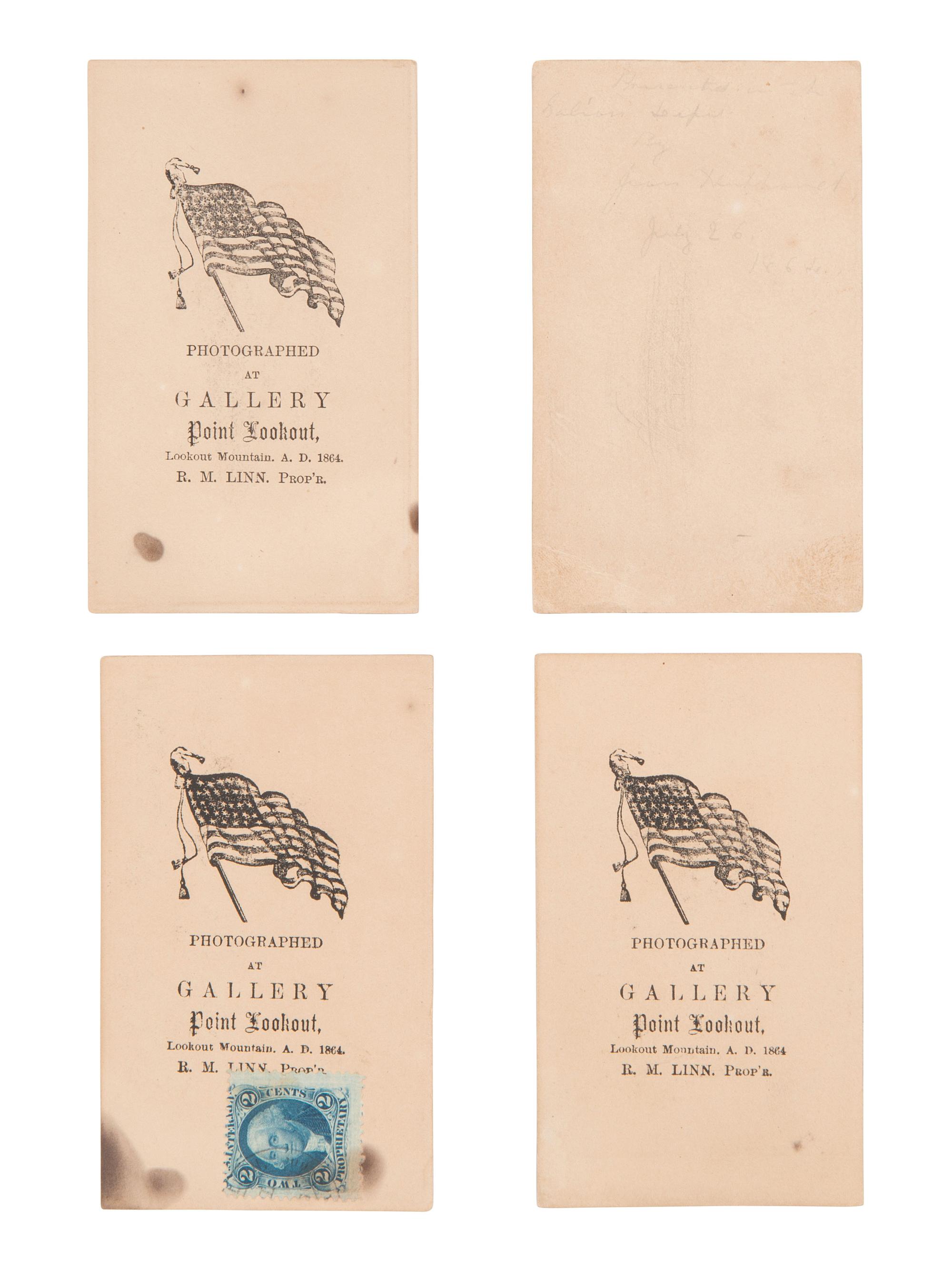 [EARLY PHOTORAPHY]. 20 views of Lookout Mountain in various formats, most by J.B. LINN.