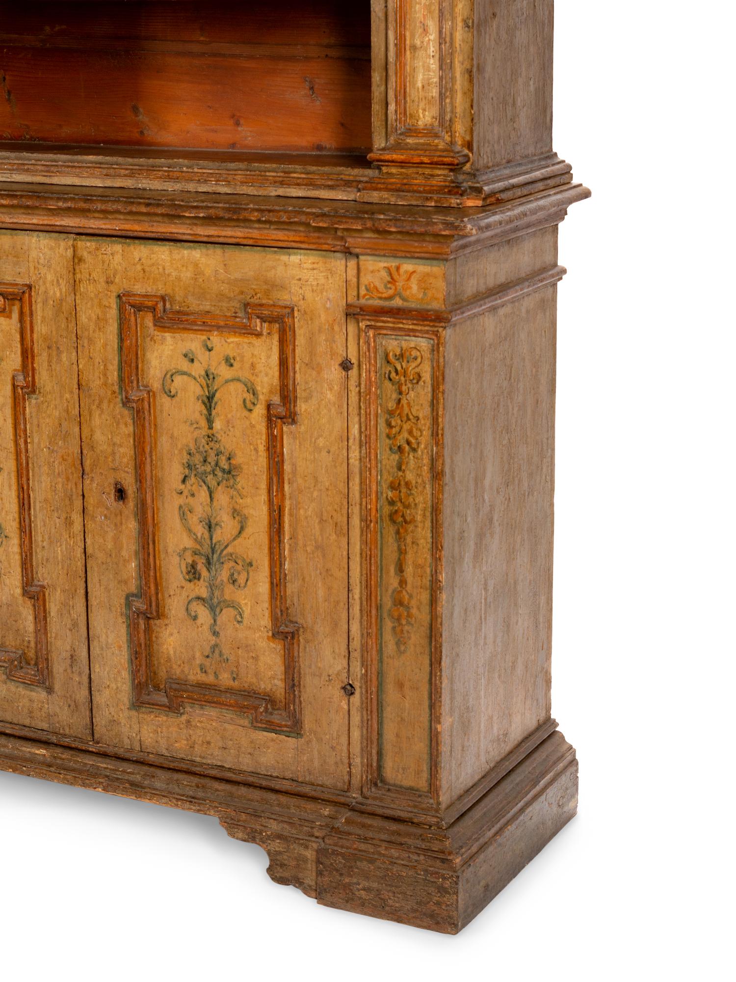 An Italian Neoclassical Painted Bookcase