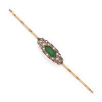 JADE AND DIAMOND BRACELET