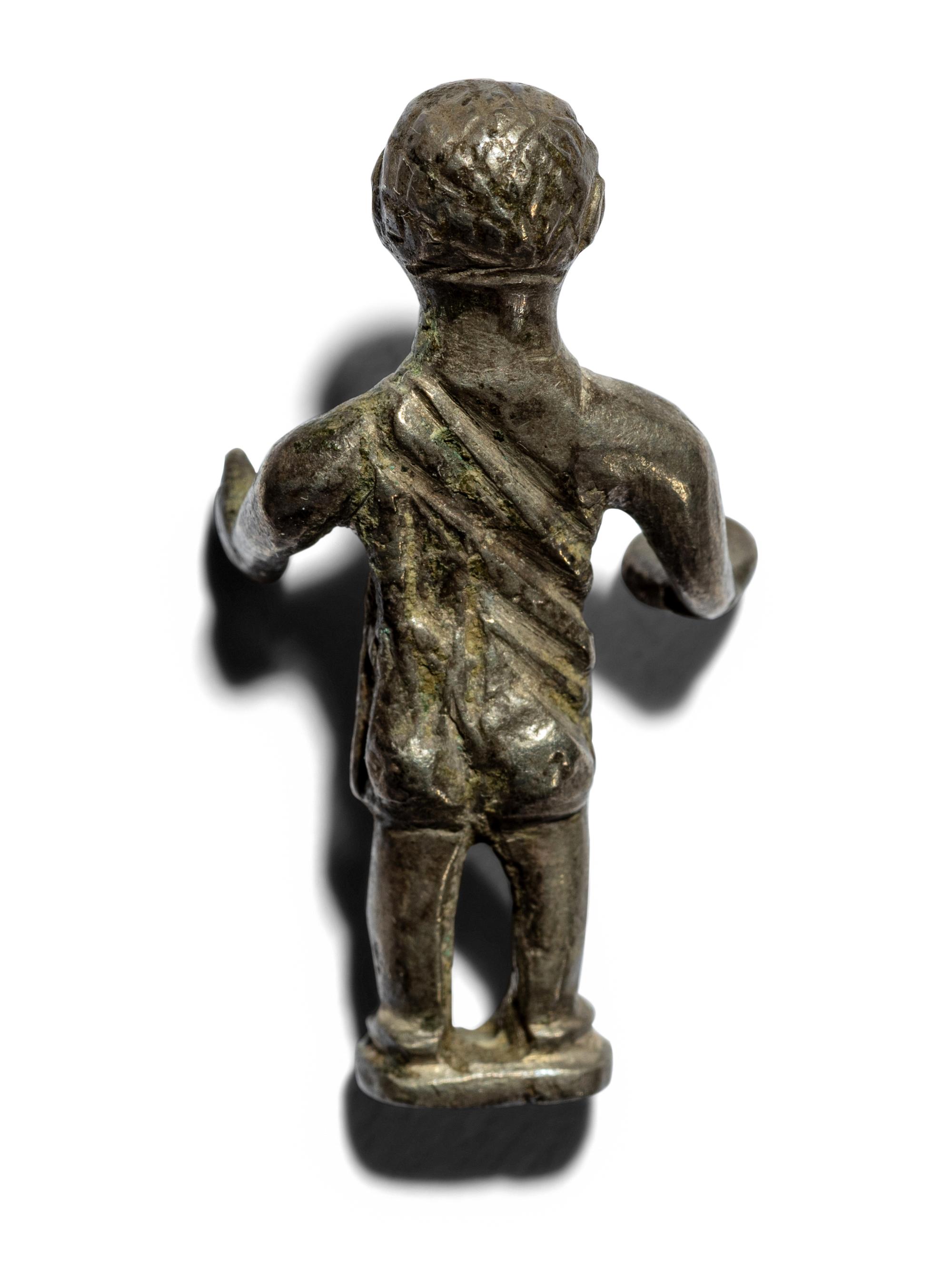 A Gallo-Roman Silver Votive Figure