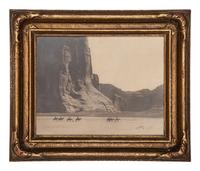 CURTIS, Edward (1868-1952), photographer. Canyon de Chelly.