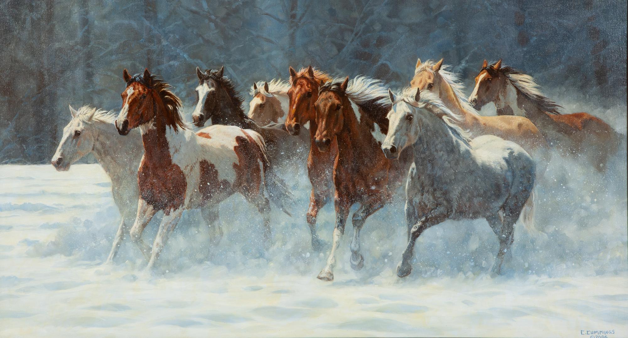 Untitled (Horses in the Snow) , 2006