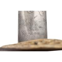 Etched Blade Leech & Rigdon Staff Officer's Sword