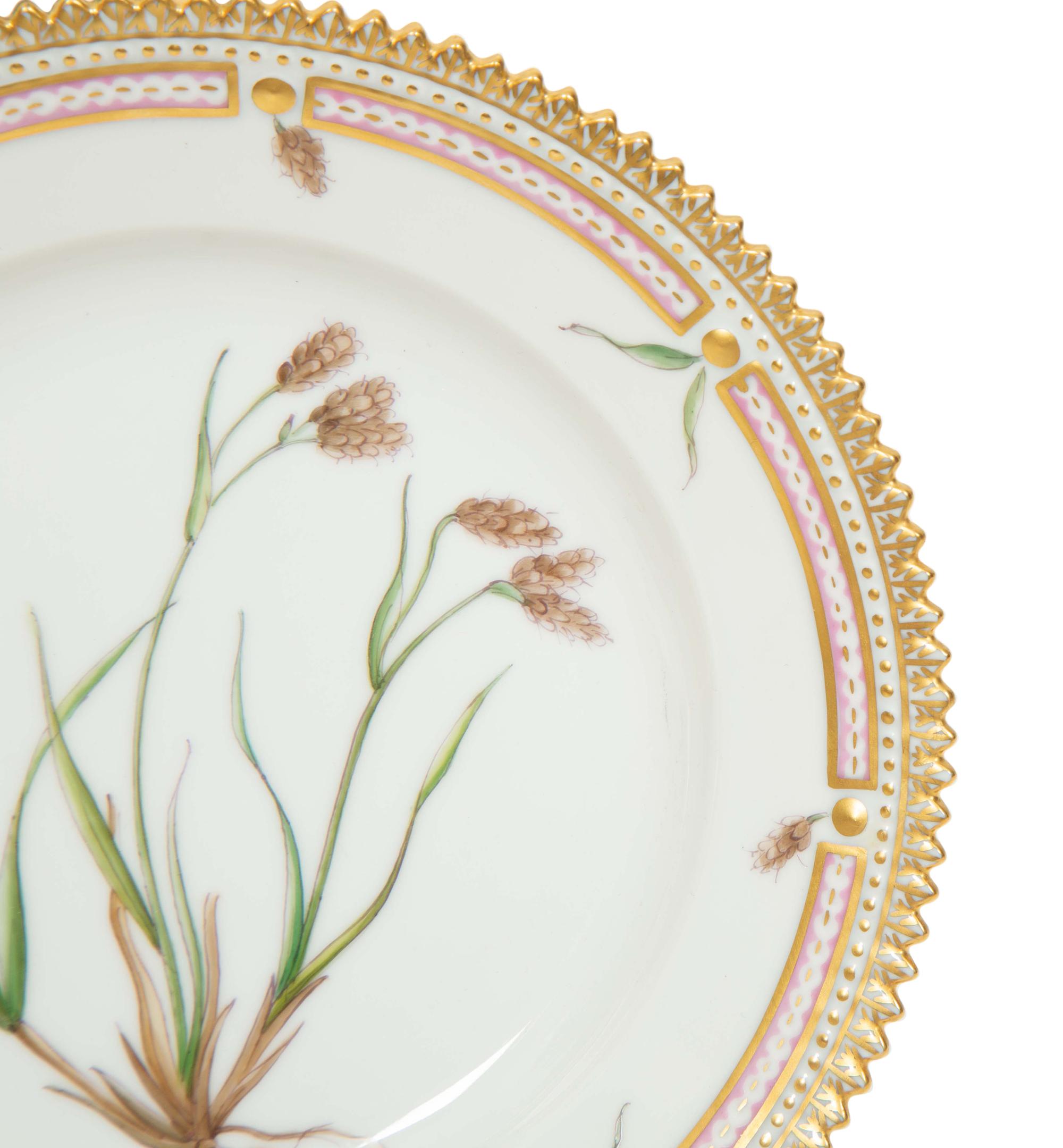 Three Royal Copenhagen Flora Danica Porcelain Table Articles