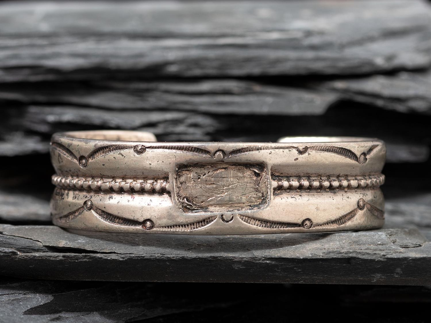 Navajo Ingot Cuff Bracelet, Collected by Hoffman Birney (1891-1958)