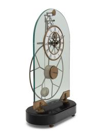 An English Brass Skeleton Clock