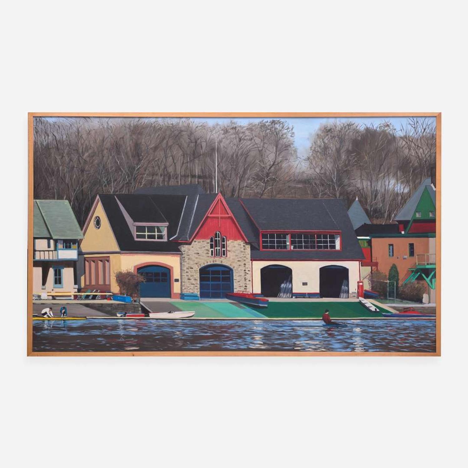 Joseph Sweeney (American, b. 1950) Early Spring Rowing