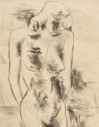 Etude de nu, 1907-1908