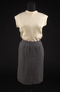 Christian Dior by Marc Bohan Haute Couture Ensemble, Autumn-Winter 1964 — Worn by Dame Olivia de Havilland.