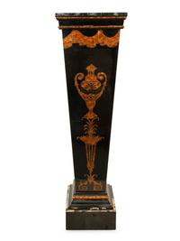 Approved for Donation A Neoclassical Style Marble-Top Pedestal