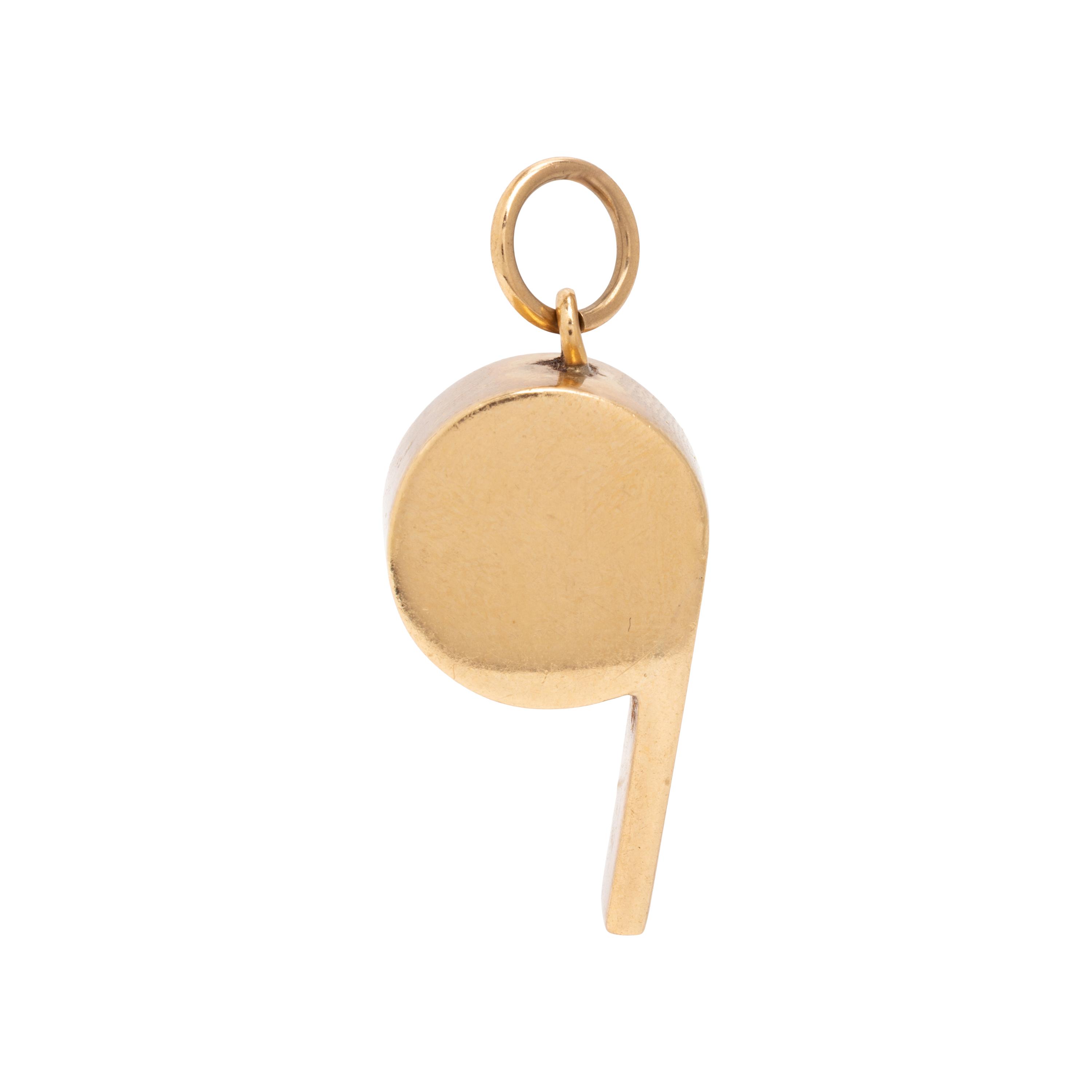 Yellow Gold Whistle