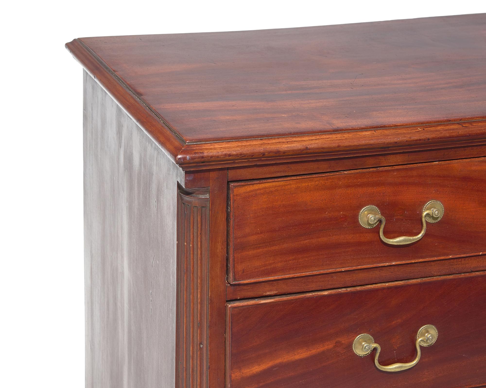 A Chippendale Mahogany Chest of Drawers, Philadelphia, PA, Circa 1770