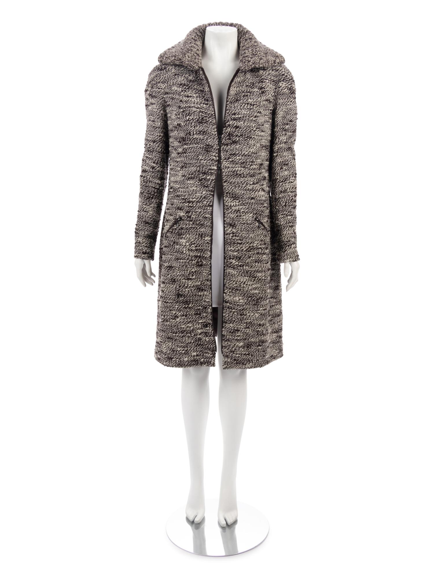 Chanel Tweed Zippered Coat, Fall 2004