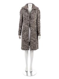 Chanel Tweed Zippered Coat, Fall 2004