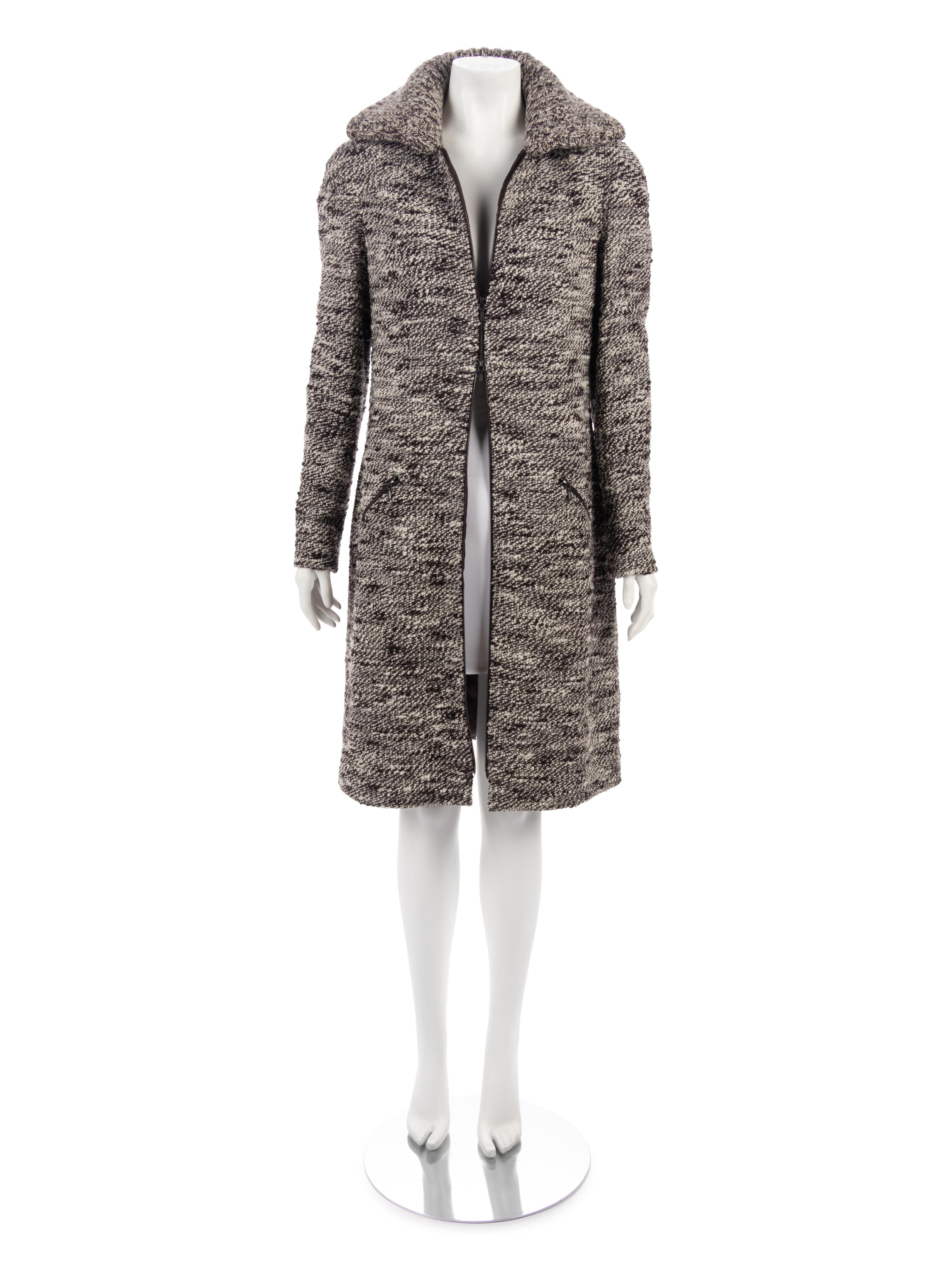 Chanel Tweed Zippered Coat, Fall 2004