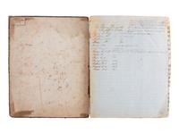 [TRANSPORTATION] -- [SHIPPING]. Letter press copy book featuring discussion of early Great Lakes shipping and commerce within the 1847 business correspondence of Detroit shipbuilder, merchant, and vessel owner Elon W. Hudson (1818-1901).