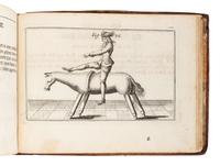 [FENCING]. DOYLE, Alexander. Neu alamodische ritterliche Fecht- und Schirm-Kunst. Das ist: Wahre und nach neuester Franzosischer Manier eingerichtete Unterweisung wie man sich in Fechten und Schirmen perfectioniren und verhalten solle . Nuremberg and Frankfort: Paul Lochnern, 1715.