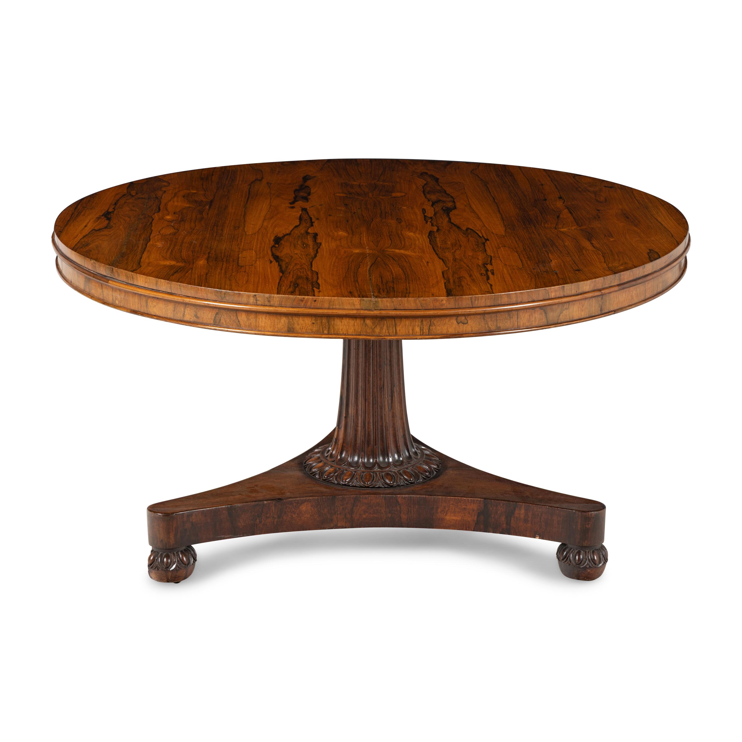 A William IV Rosewood Breakfast Table
