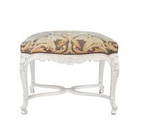 A Régence Style White-Painted Tabouret