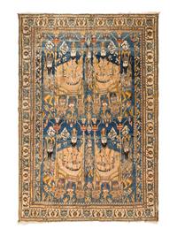 A Qashqai Houshang Shah Pictorial Rug