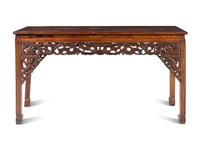 A Chinese Nanmu Painting Table, Tiao'an