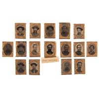 Ohio 3rd Volunteer Cavalry, Large Collection of Tintypes, CDVs, Ribbons, Medals, and More