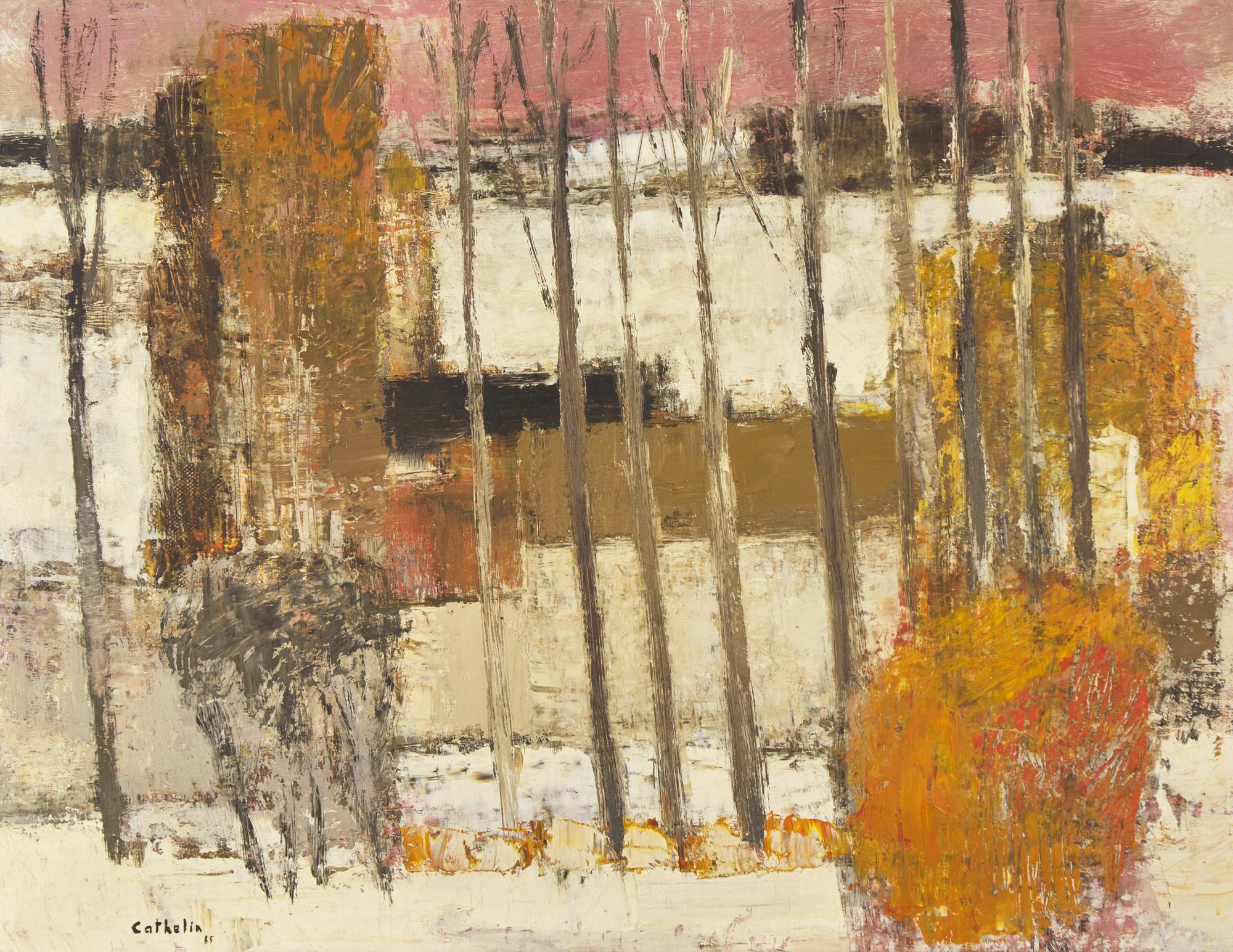 Ferme Près de Dammartin en Hiver , 1965