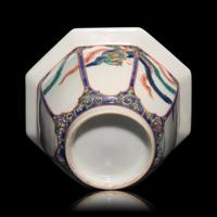 A Set of Five Japanese Kakiemon Porcelain Small Bowls, Circa 1670-1690 — 約1670-1690年 日本酒井田柿右衛門鳳紋八方小碗五件