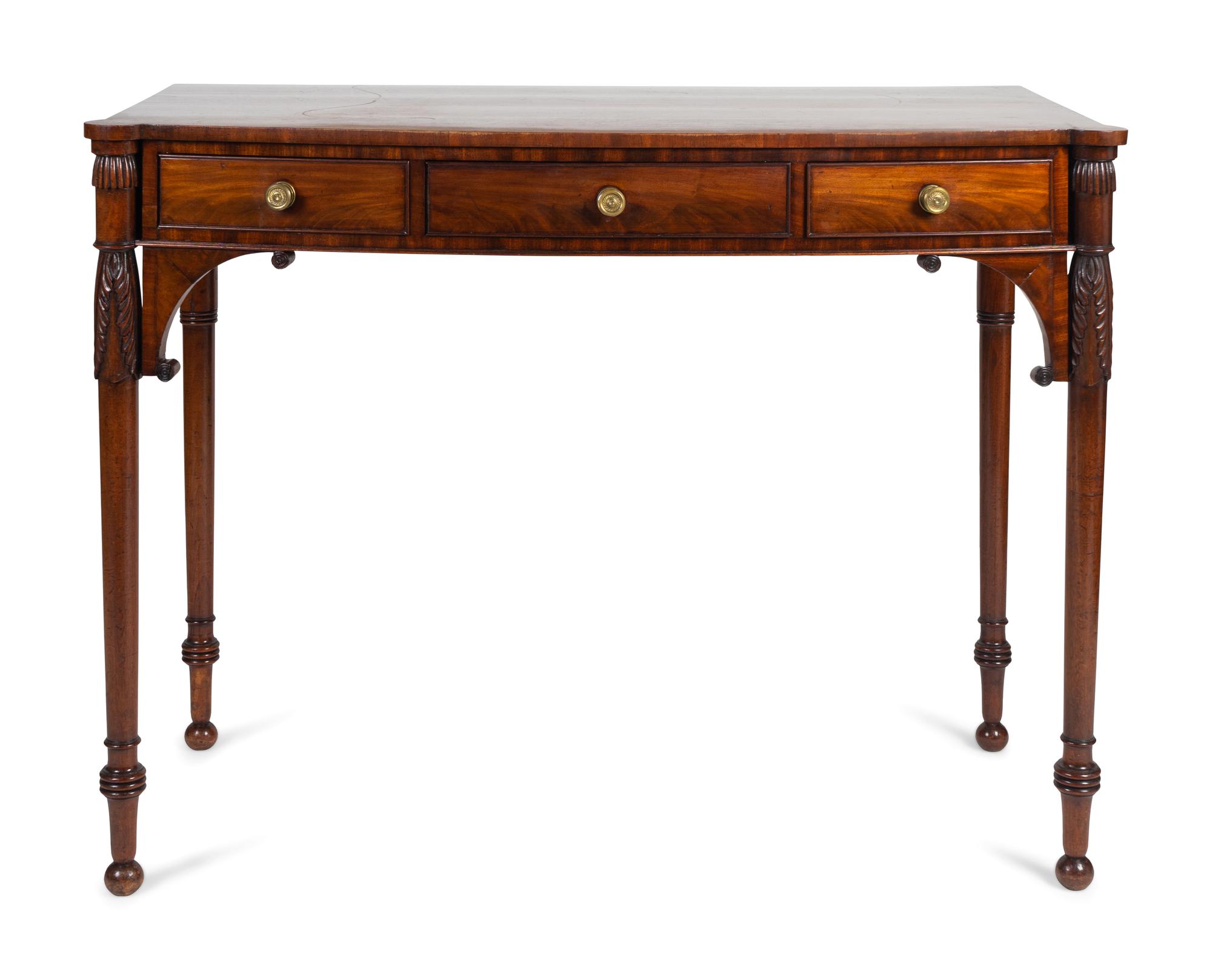A George IV Mahogany Writing Table — SECOND QUARTER 19TH CENTURY