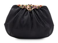 Four Judith Leiber Snakeskin Items: One Hand Bag and Three Belts