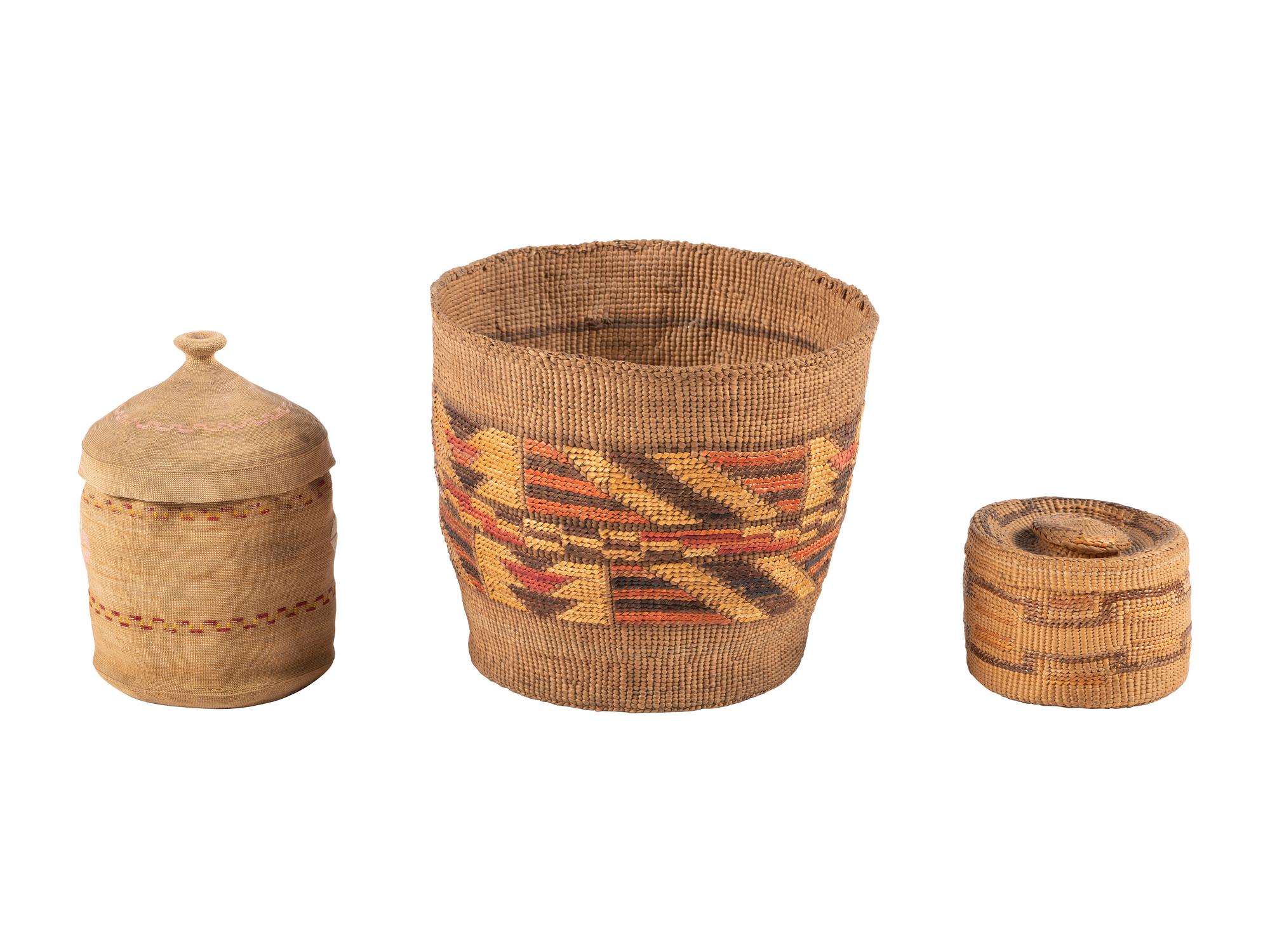 Tlingit and Attu Baskets