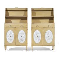 A Pair of Regency Style Painted Chiffonieres