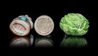 Three Chinese Famille Rose Porcelain Snuff Bottles