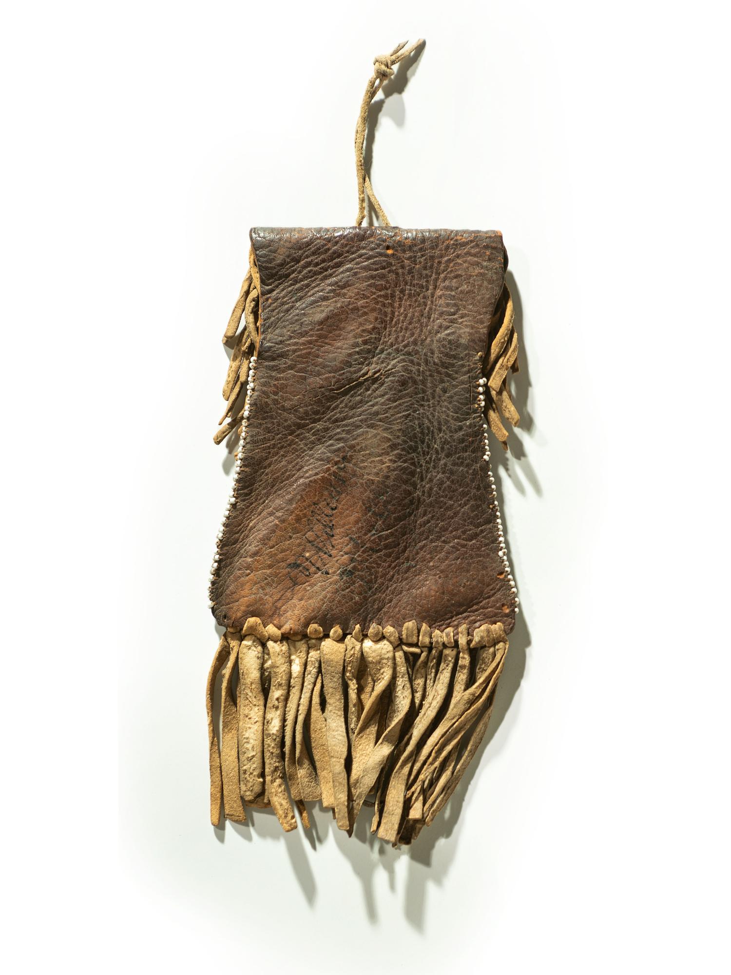Kiowa Beaded Hide Strike-a-Light Case