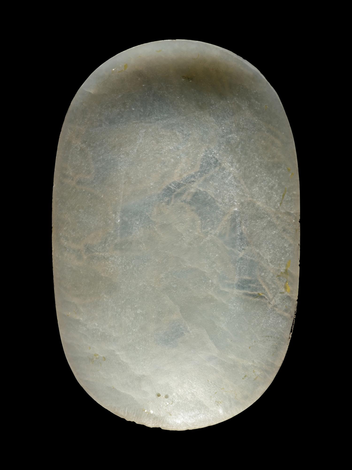 Three Incised Jade Ruyi-Scepter Head Plaques