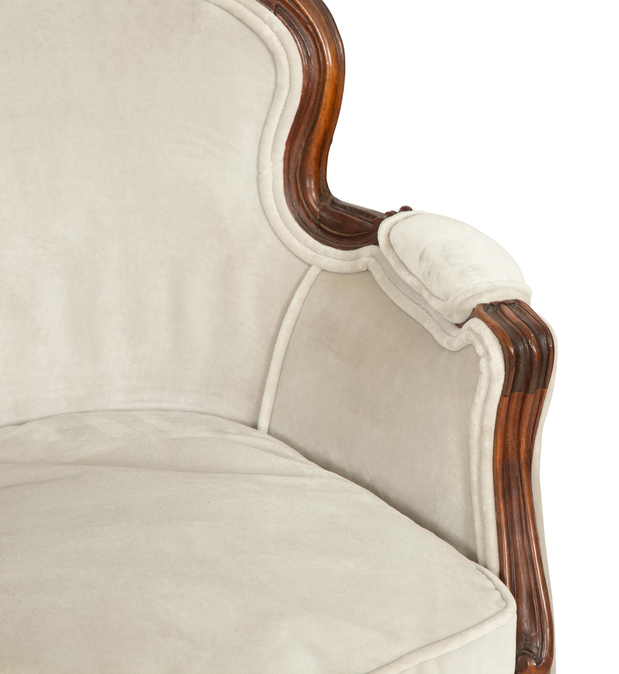 A Pair of Diminutive Louis XV Style Bergères