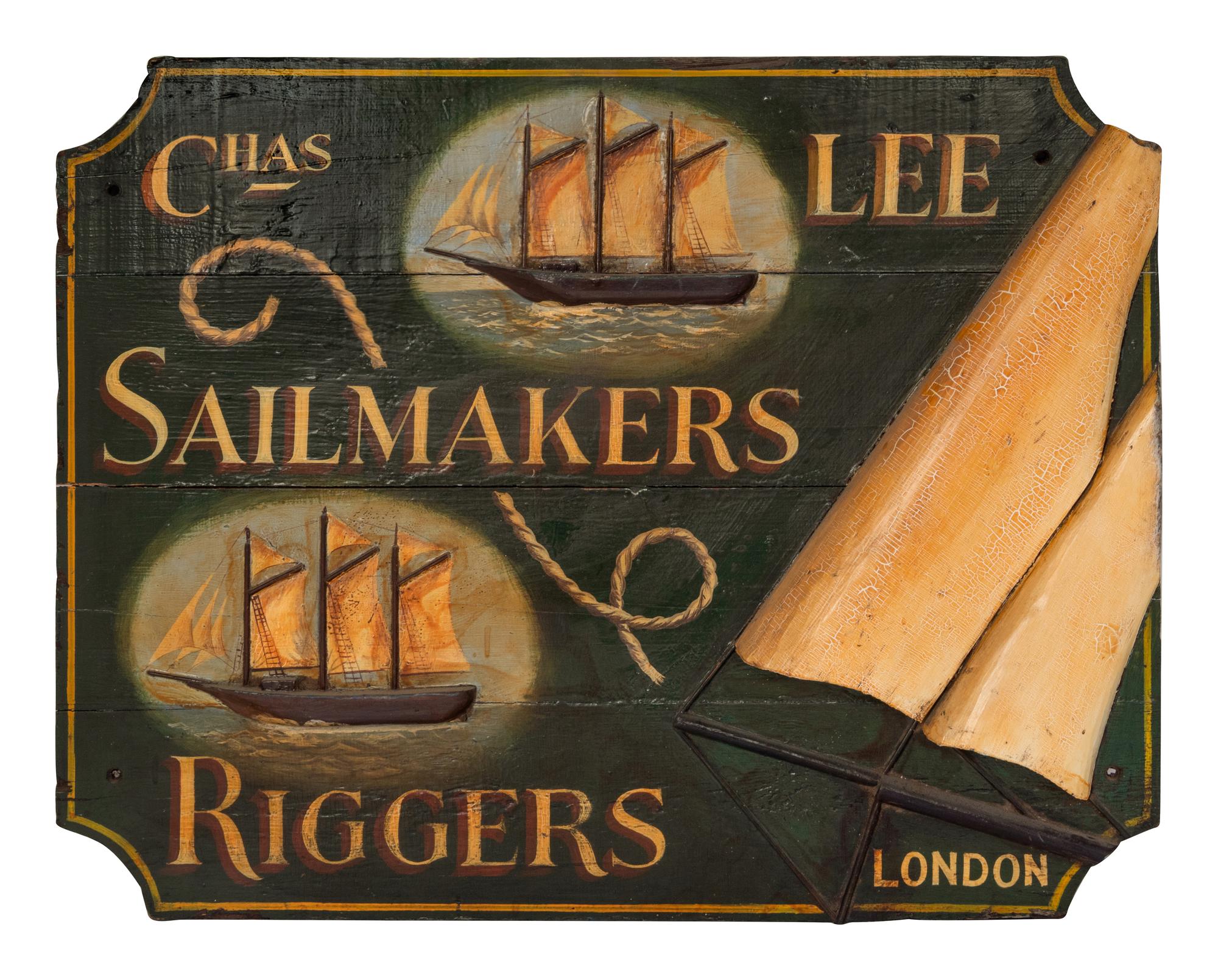An English Painted Trade Sign