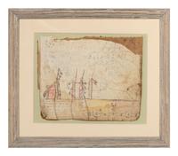 Plains Ledger Style Drawing