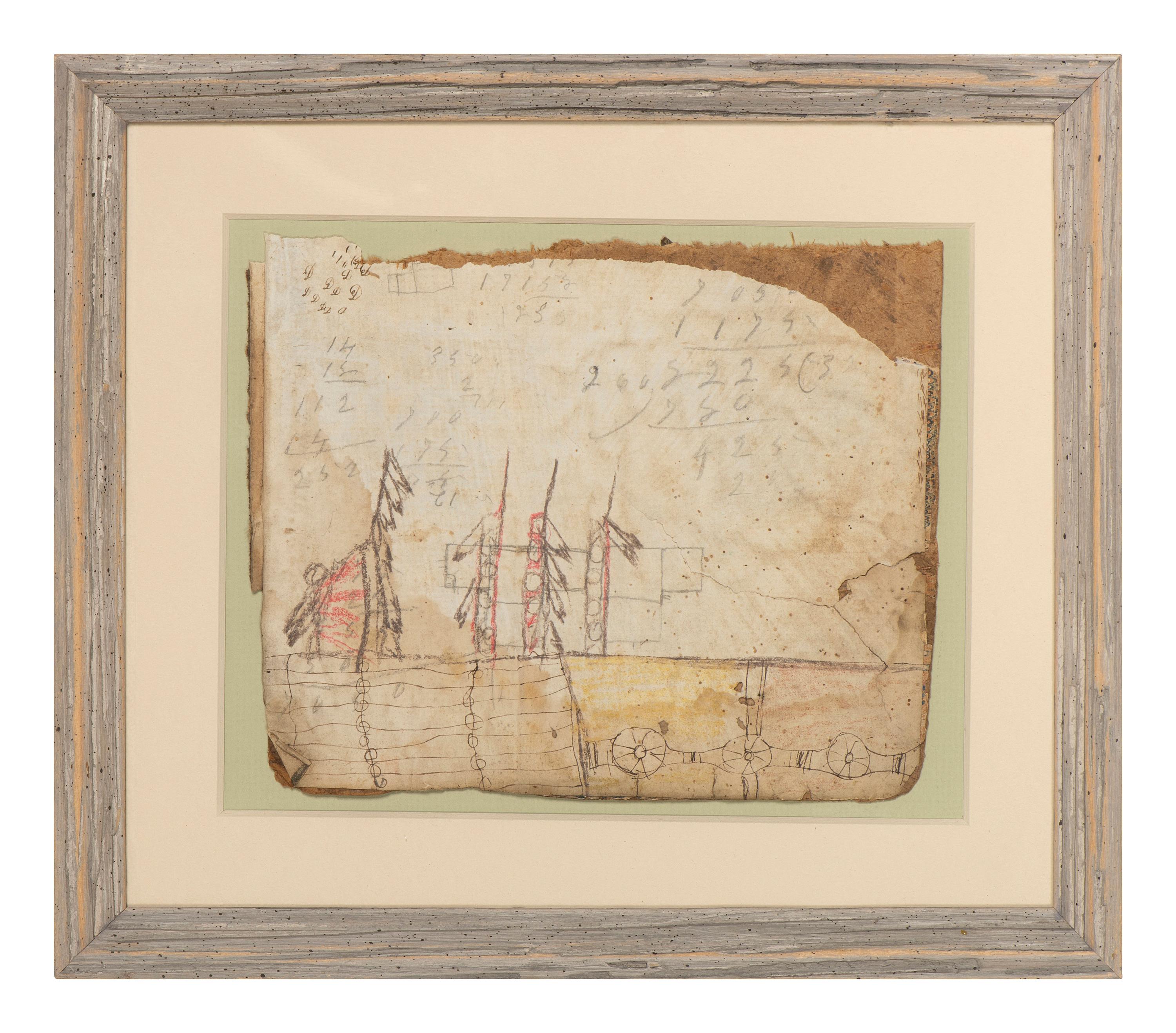 Plains Ledger Style Drawing